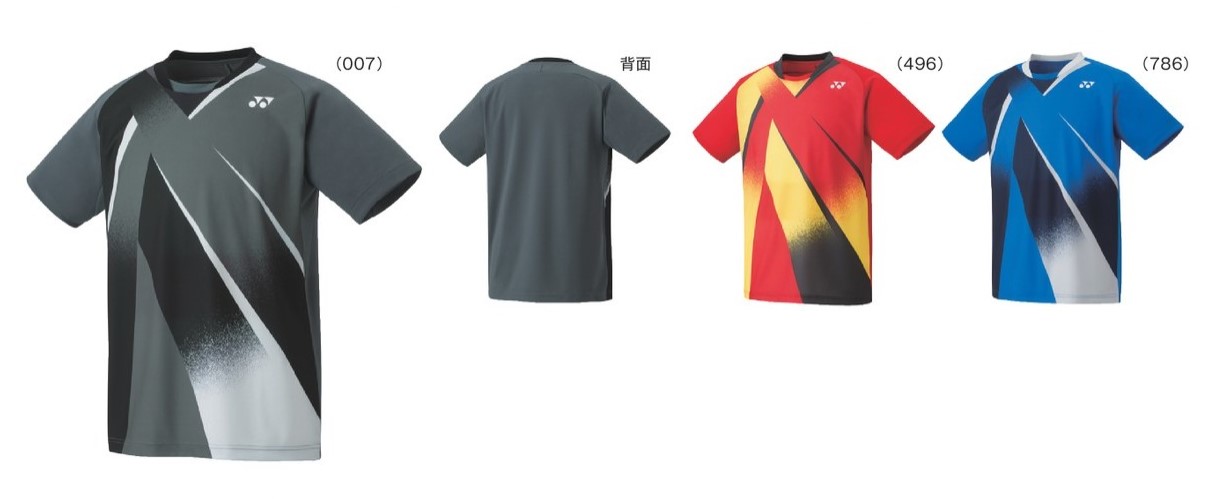 バドミントン　ヨネックス　ユニフォーム　ストライプ YONEX 10539 ユニゲームシャツ トップス テニス・バドミントン