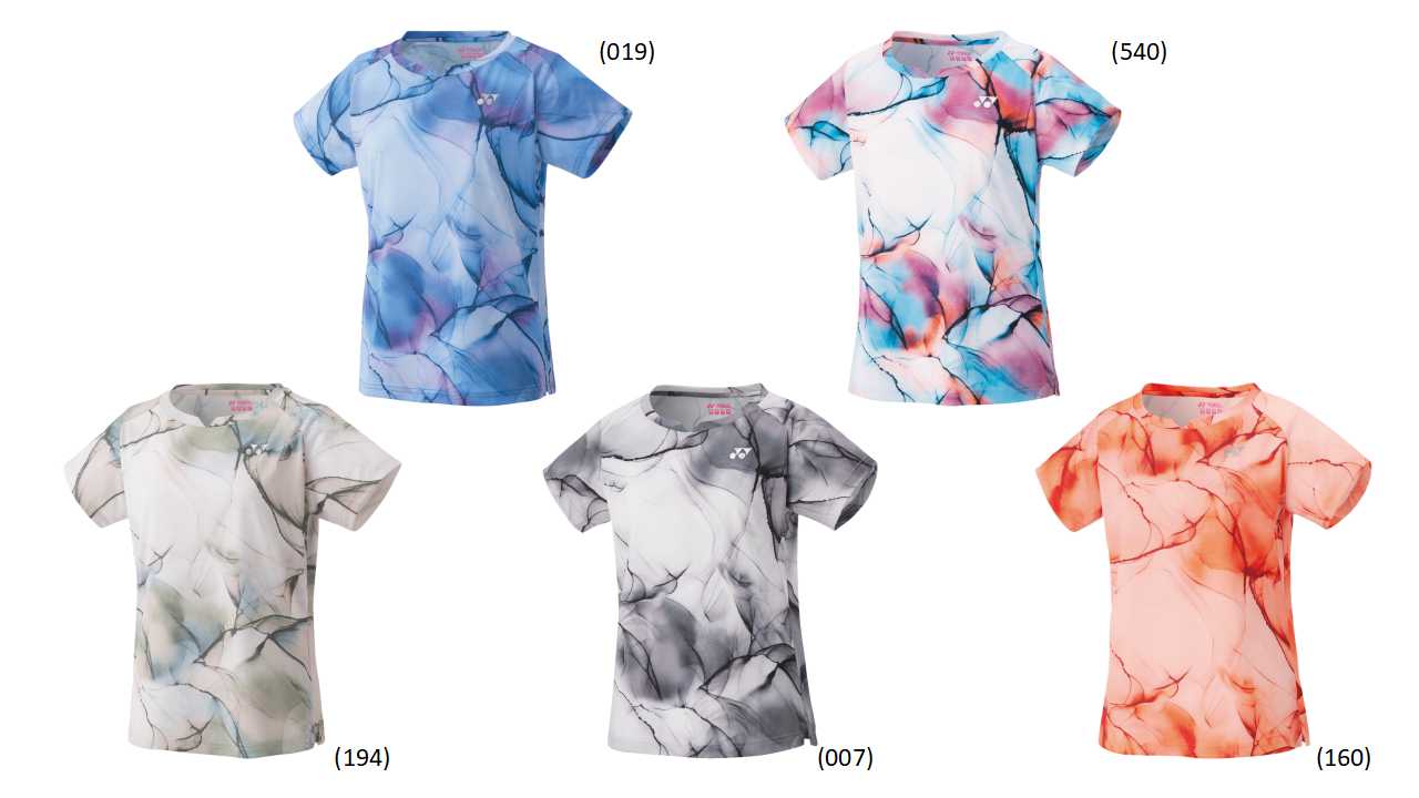 YONEX バドミントンウェア ホワイト/レッド/ブルー