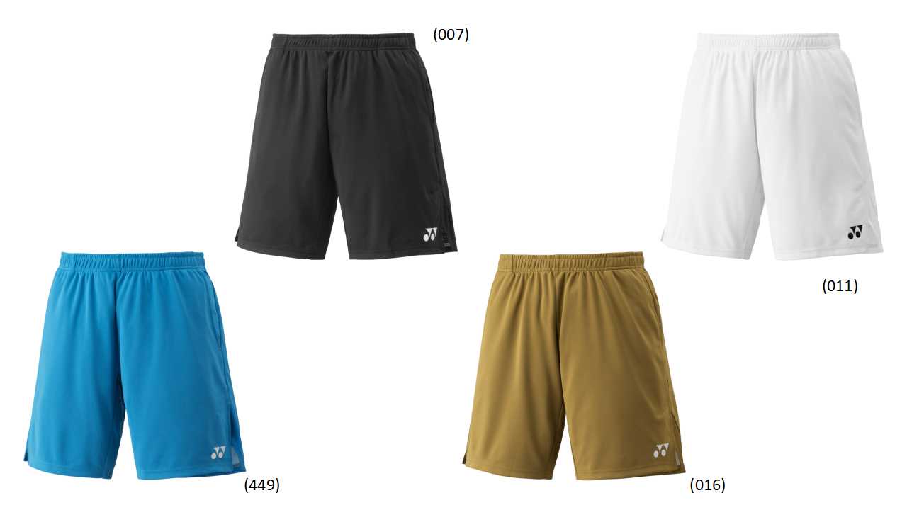 【レビュー投稿やLINE追加でクーポンGET】ヨネックス バドミントン ウェア YONEX MEN ニットハーフパンツ 15231 日本代表着用モデル 2025-26FW 2025-26秋冬カタログ商品