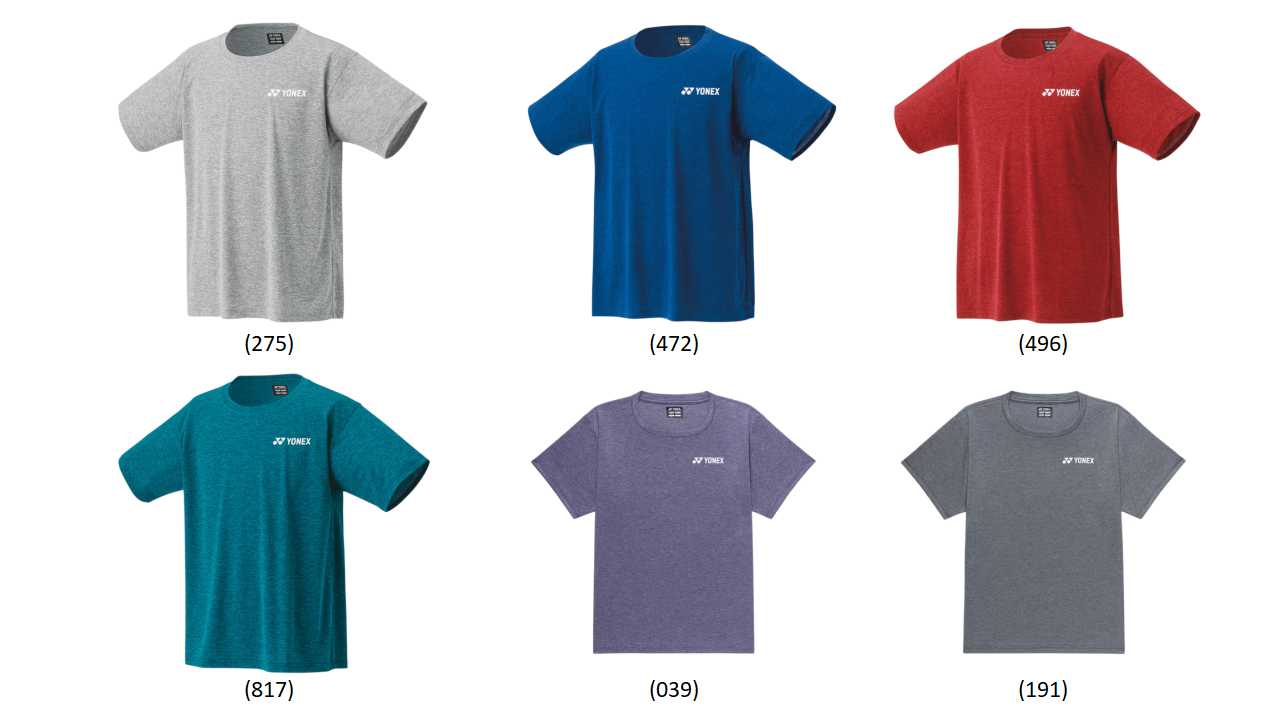楽天市場】ヨネックス バドミントン Tシャツ(フィットスタイル) 16595
