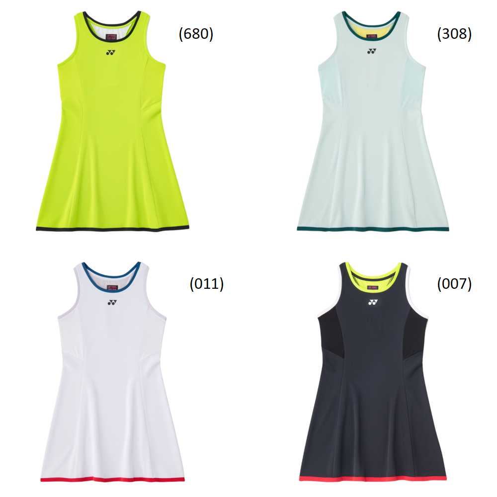 【レビュー投稿やLINE追加でクーポンGET】 ヨネックス ソフトテニス テニス ウェア YONEX WOMEN ワンピース(インナースパッツ付) 20938 2026SS 2026春夏カタログ商品|シャトルスタジオ 店