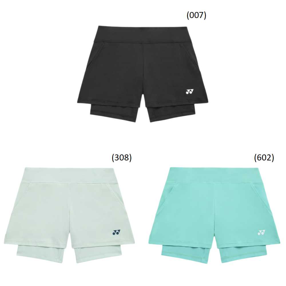 【レビュー投稿やLINE追加でクーポンGET】ヨネックス バドミントン ウェア YONEX WOMEN ショートパンツ(インナースパッツ付) 25120 2026SS 2026春夏カタログ商品