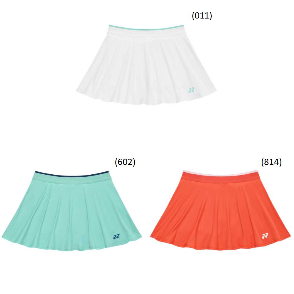 【レビュー投稿やLINE追加でクーポンGET】ヨネックス バドミントン ウェア YONEX WOMEN スカート(インナースパッツ付) 26293 2026SS 2026春夏カタログ商品