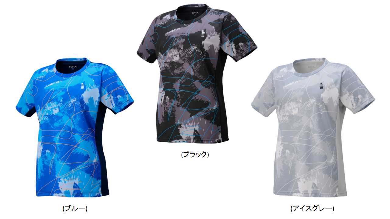 【レビュー投稿やLINE追加でクーポンGET】ゴーセン バドミントン ウェア GOSEN WOMEN ゲームシャツ T2555