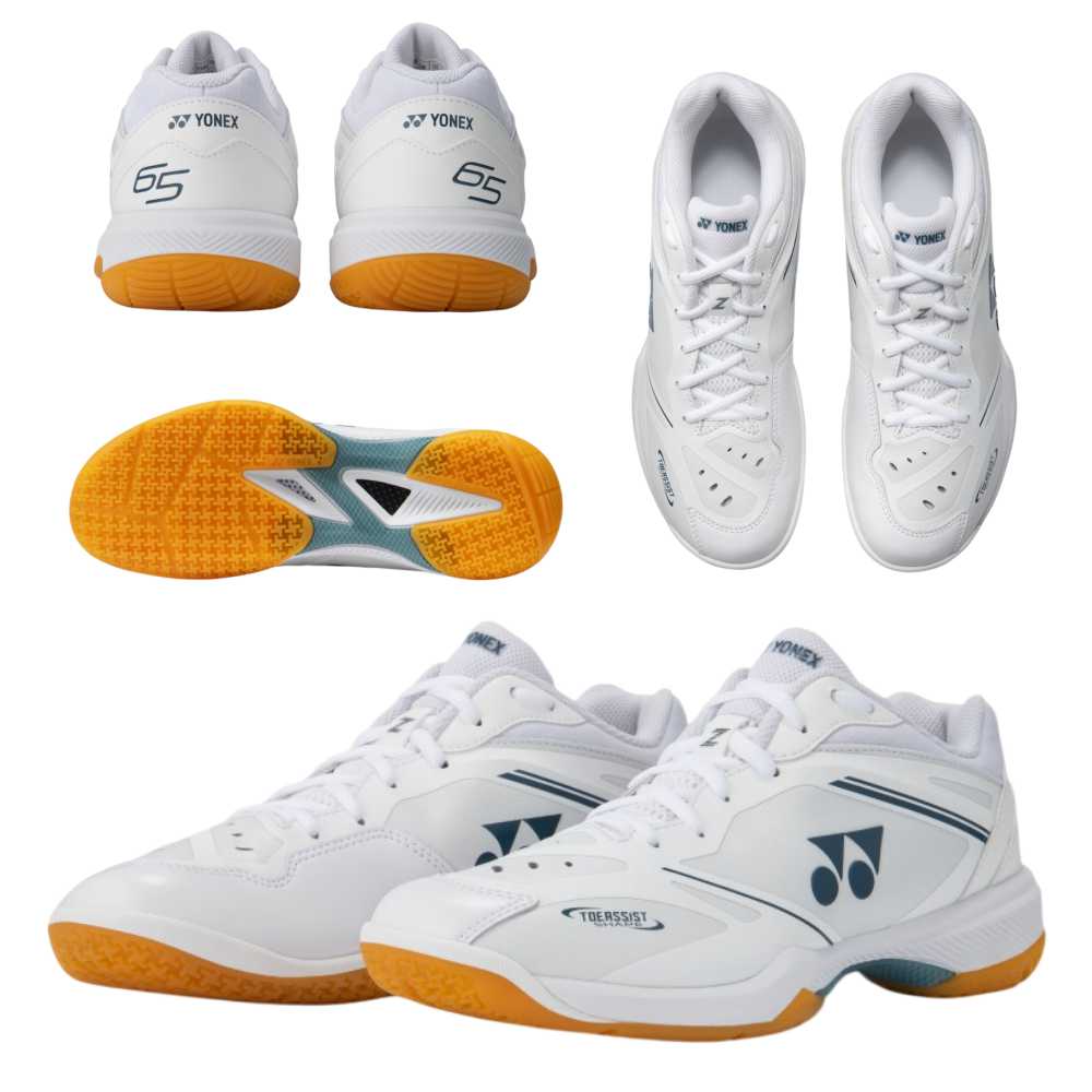 【レビュー投稿やLINE追加でクーポンGET】ヨネックス バドミントン シューズ YONEX パワークッション65Zスリム SHB65Z4S1 011|シャトルスタジオ 店