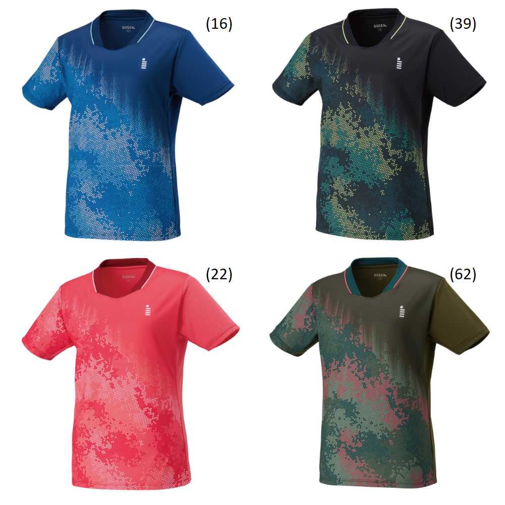 【レビュー投稿やLINE追加でクーポンGET】ゴーセン バドミントン ウェア GOSEN WOMEN ゲームシャツ T2611 2026SS