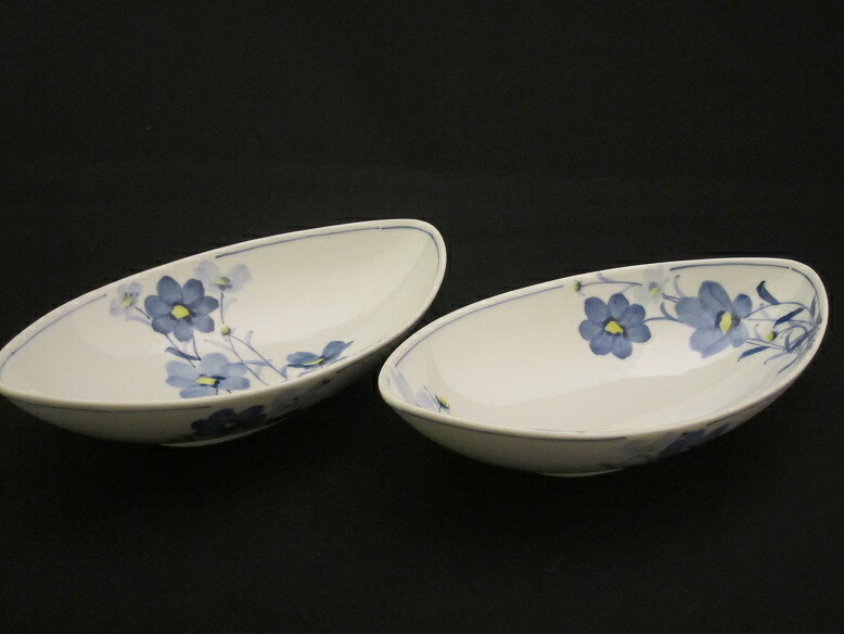 【九谷焼】　8.5号組鉢(盛鉢 大鉢 皿 和食器 陶器）　花文　宮吉ゆみこ｜秀山堂