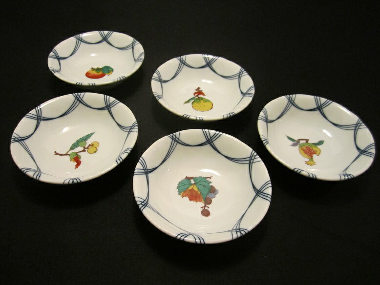 楽天市場】九谷焼：染付ぶどう文向付・須田菁華《小鉢・13.0cm