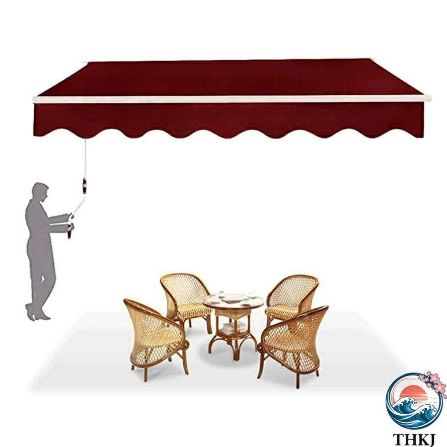 【全品5%尖んがり】雨覆い 手動 ひさし 大屋根 後後ばらいパティオオーニング 書き込み式 ガゼボ diy 一揃いの道具 家用雨覆い 特大の手動伸縮式雨覆い 甲板