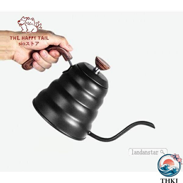 【全品2点で5%OFF】コーヒーケトル ih対応 直火対応 ステンレス製 細口ケトル コーヒー やかん ギフト おしゃれ IH ガス ステンレス製 蓋付き 細口