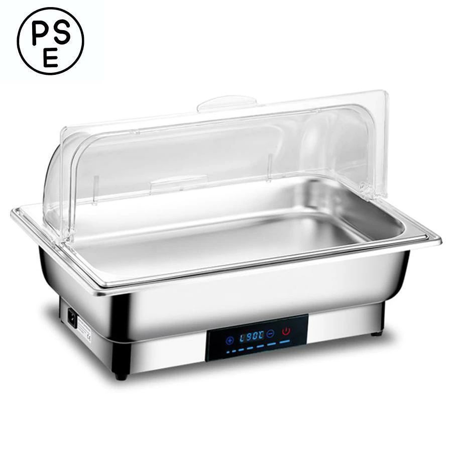 【全品2点で5%OFF】ビュッフェサーバー 9L 業務用電気フードウォーマー 電気加熱 湯煎式 温度制御 保温ミールストーブ ホットプレート フードウォーマー ステンレス製 110ｖ 業務用