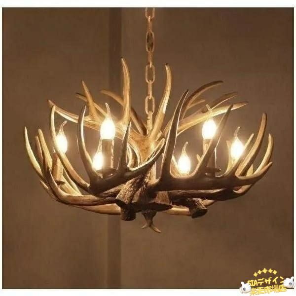 【全品2点で5%OFF】ペンダントライト 北欧 鹿の角 天井照明器具シーリングライト シャンデリア LEDペンダントランプ 洋室 和室 インテリア ライト 省エネ リビング照明 居間