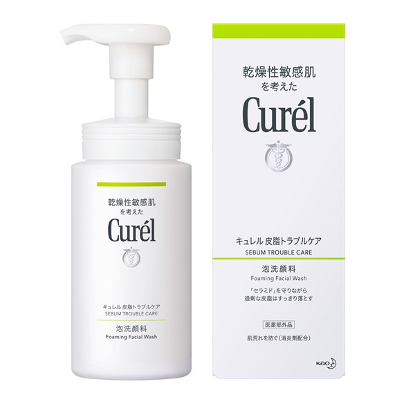 洗顔料 C.A 楽天市場】キュレル 皮脂トラブルケア 泡洗顔料 ［本体］150ml