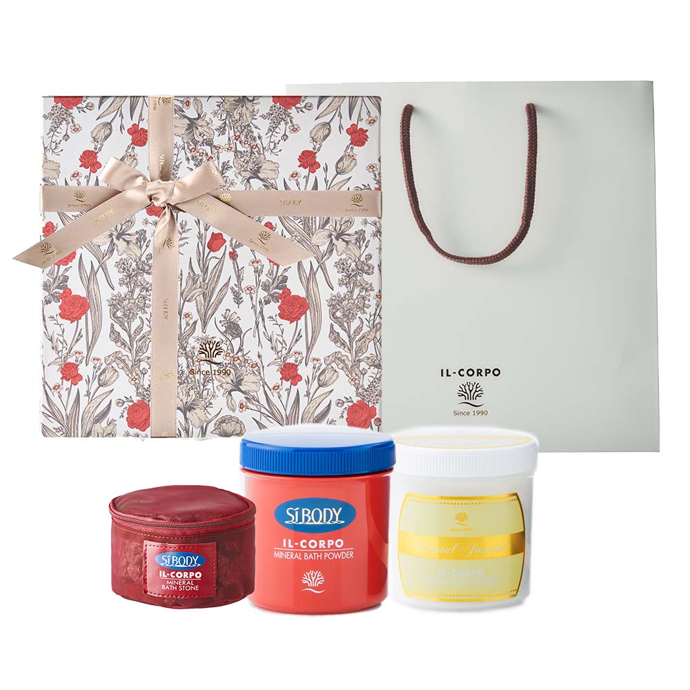 【GIFT ４月限定】香りが選べる　深部温浴ミネラルケア2か月セット（BOX＆ペーパーバッグ付き）