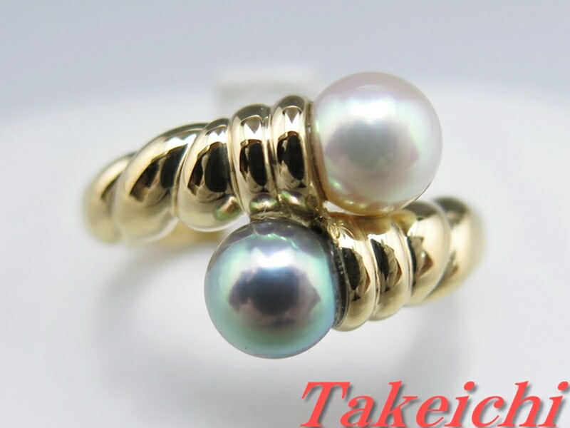 一部予約販売中 指輪 リング 田崎真珠 K18yg リング パール 真珠 10 5号 中古 新品仕上げ済み Disdikbud Kendalkab Go Id