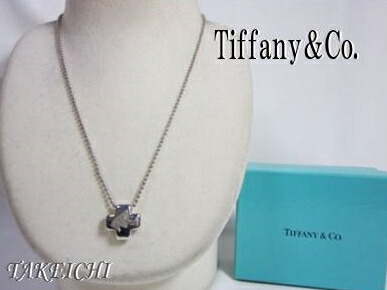 Tiffany & Co. シルバー ダイヤモンド ネックレス 箱・巾着付き Tiffany & Co. シルバー ダイヤモンド ネックレス 箱・巾着付き