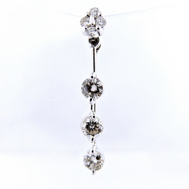 楽天市場】3連/三連 3P・ダイヤモンドペンダントトップ/Pt900-1.0g/0.3