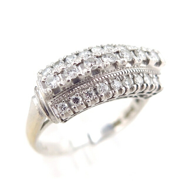 楽天市場】Pt900☆プラチナ リング 指輪◇ダイヤモンド0.87ct○11号
