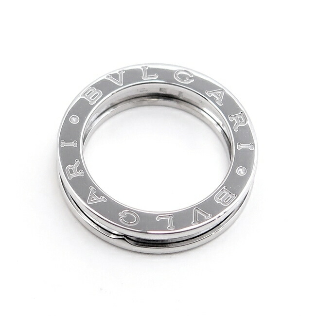 楽天市場】ブルガリ【BVLGARI】750K18WGビーゼロワンリング 52号