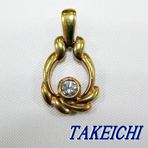 ダイヤモンド×ルビー ペンダントトップ K18YG 3.79ct 11.1g-