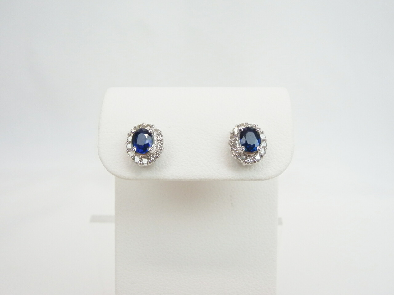 楽天市場】K18ピンクゴールド/ブルーサファイアピアス（3.5mm