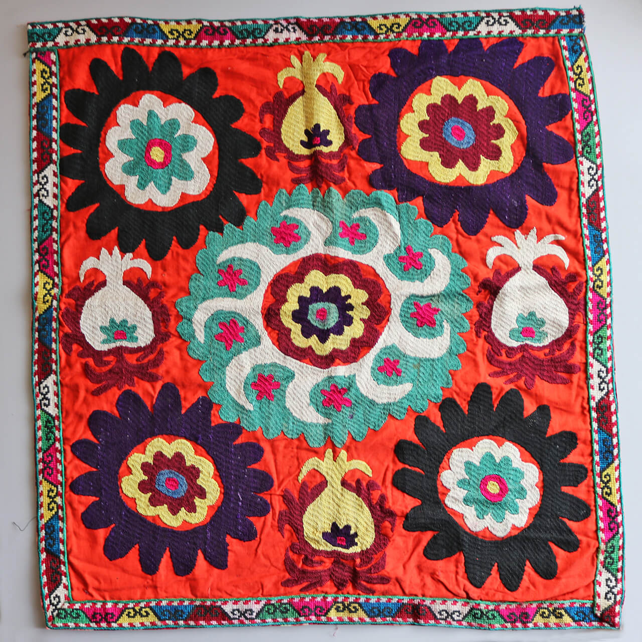 楽天市場】オールドスザンニ(スザニ)・ウズベキスタンの刺繍布