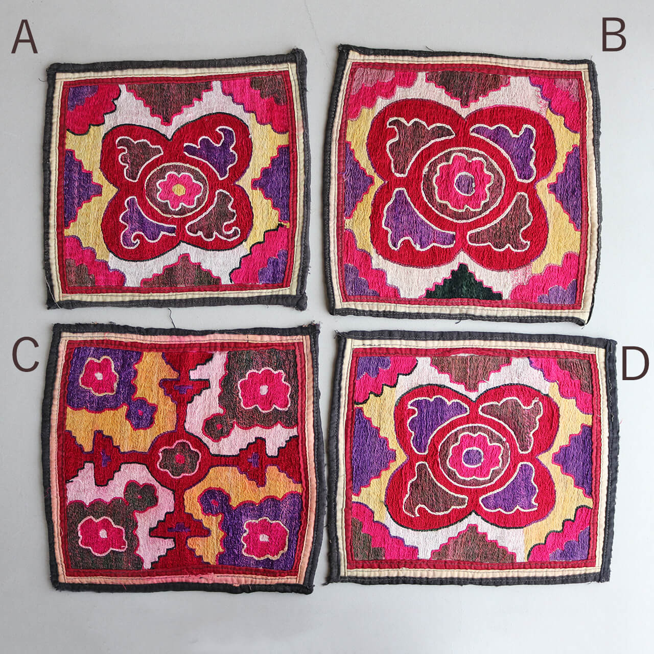 楽天市場】【1点もの】スザニ刺繍 手刺繍 クロス ザクロ 花 太陽