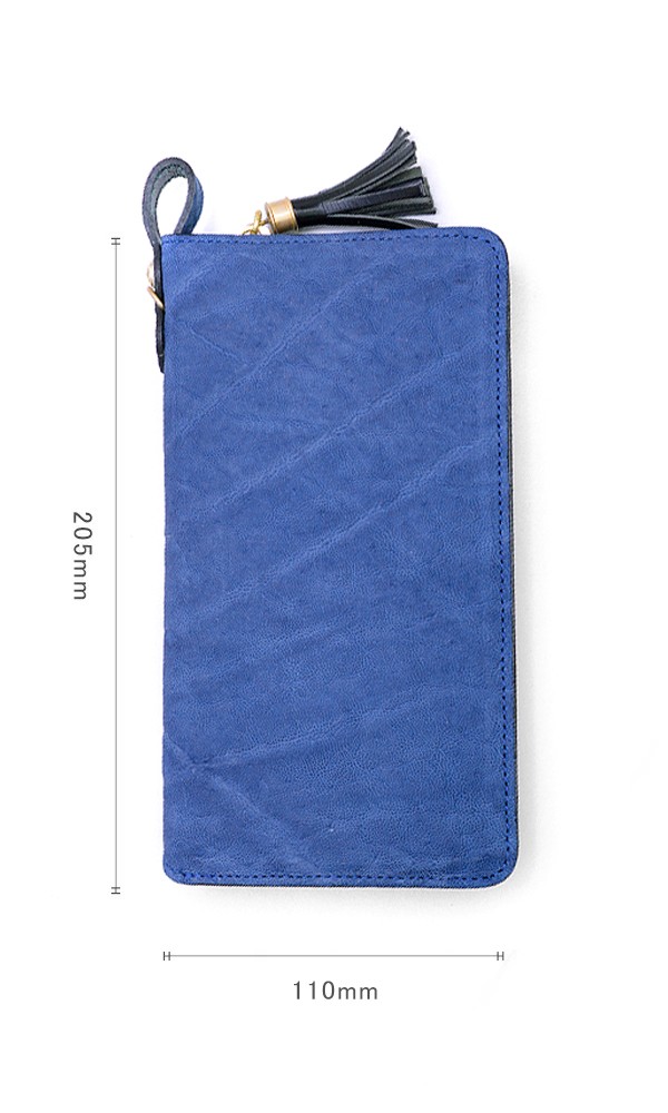 安いそれに目立つ 楽天市場 長財布 ラウンドファスナー 財布 メンズ レディース 革 ブランド Kc S ケイシイズ ラウンドジップ エレファント 象革 本革 日本製 国産 財布 サイフ さいふ 象革財布 多収納 大容量 小銭入れ有り 希少革 藍染 青 ブルー インディゴ 革物