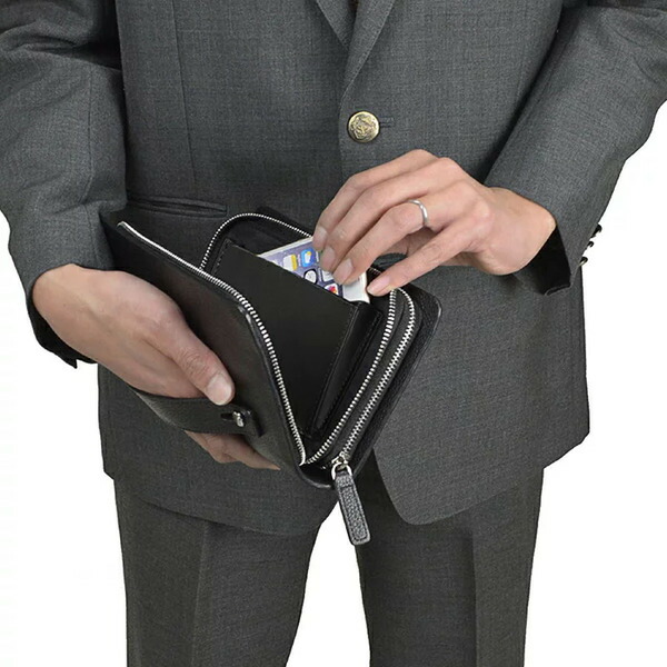 クラッチバッグ セカンドバッグ メンズ 小さめ 結婚式 本革 革 ダブルファスナー ブランド クラッチバック ミニ クラッチ セカンド バッグ バック ポーチ フォーマルバッグ 礼服用 黒 オーガナイザー 財布 Kbn Deerfieldtwpportage Com