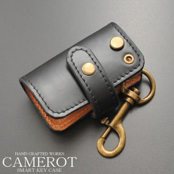 楽天市場 キーケース レディース メンズ 本革 ブランド Camerot 馬革 バッファローレザー 送料無料 スマートキーケース 車 自転車 バイク 鍵 かぎ カギ スマートキー キーケース キーリング キーホルダー キャメロット No 3063 1 革物通販 財布 バッグのサイド７