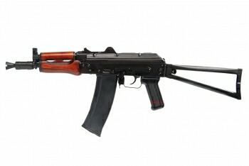 2/5 14時迄値引KSC AKS74Uクリンコフ(リアルウッドVer.)新品 APS AKS74U クリンコフ リアルウッド BATTLE WORN ver. 電動