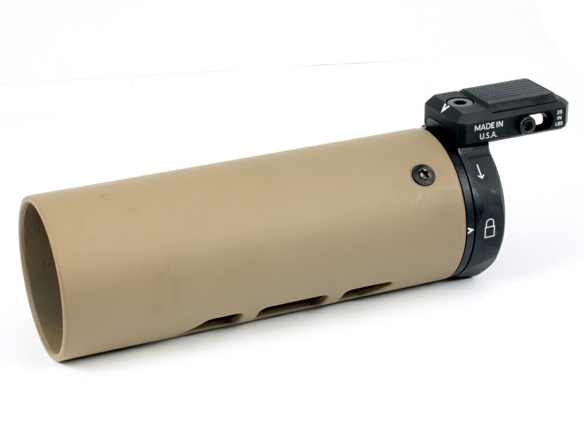AngryGun MODTACタイプ U-RAC 6.5inch カーボンサプレッサーシールド FDE