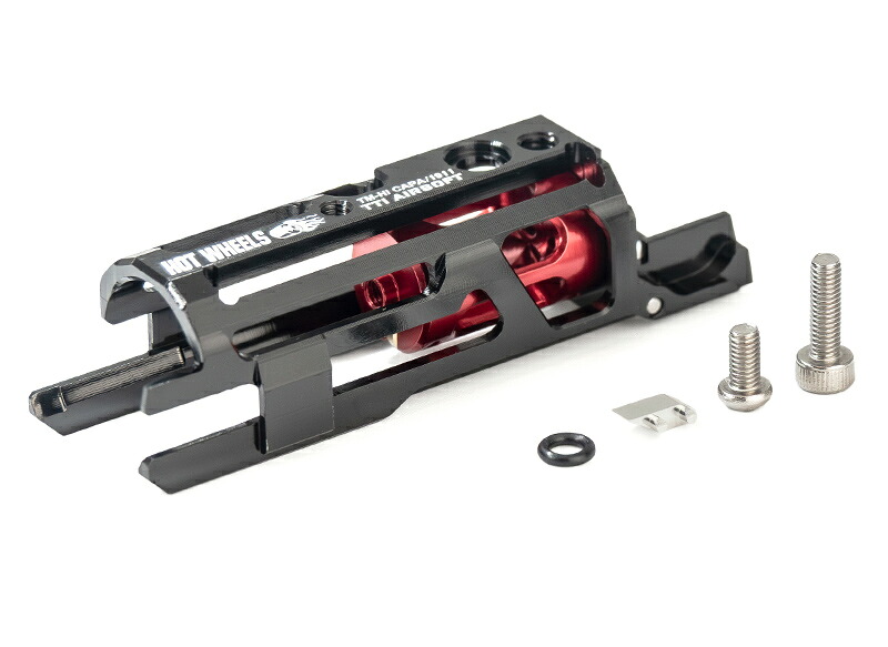 TTI AIRSOFT 東京マルイ HI-CAPA/1911シリーズ共用 HOT WHEELSゼロフリクションライトウェイトブローバックハウジング BK|サイドアームズ