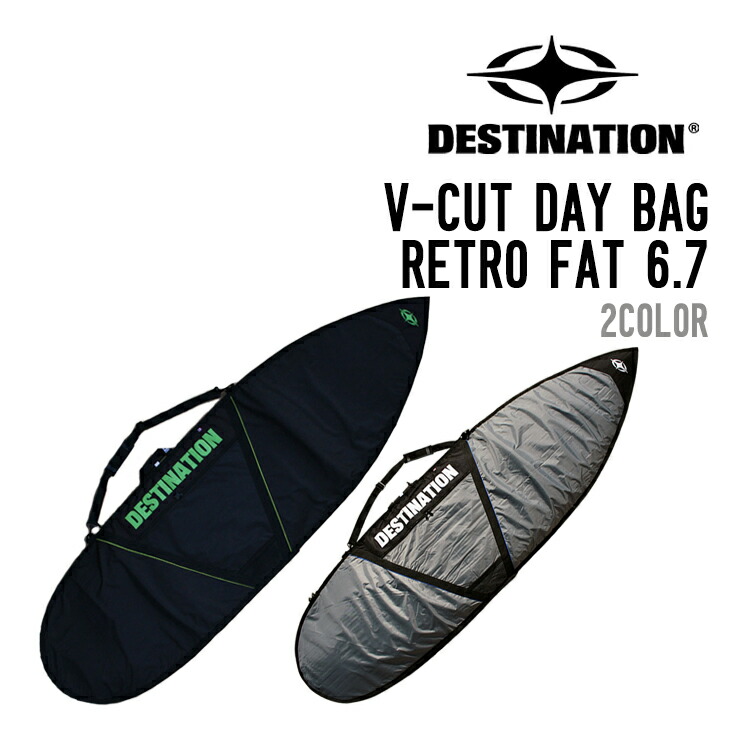 DESTINATION 最終目標 V-CUT DAY BAG RETRO FAT 6\u00277 デイバッグ レトロファット サーフゲーム盤 入れもの