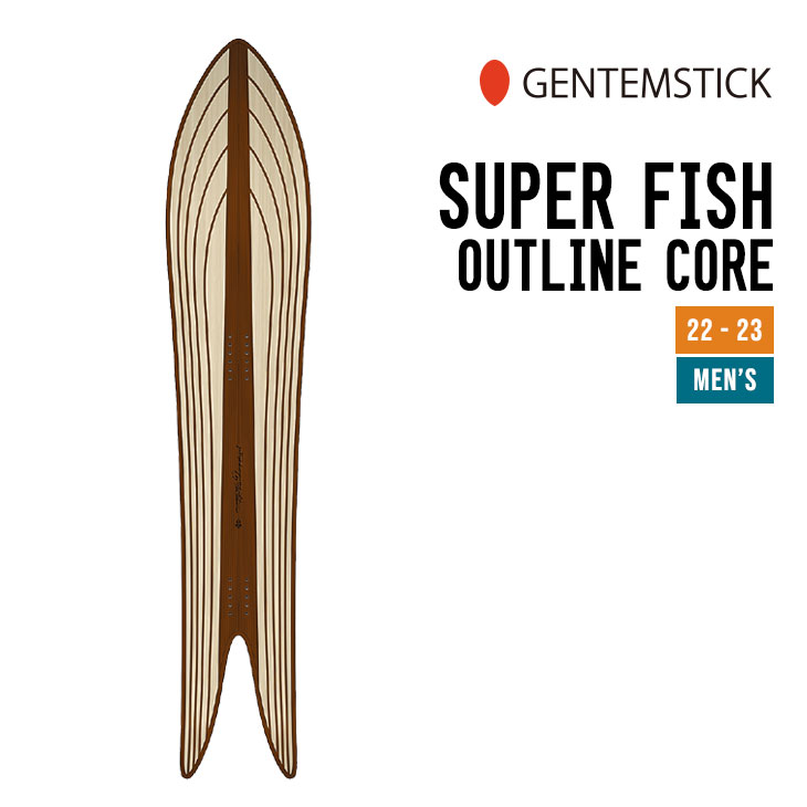 GENTEMSTICK SUPER FISH OUTLINE CORE 176 - ボード