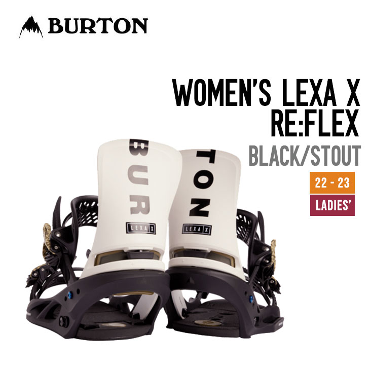 Shinrai BURTON バートン 22-23 WOMEN\'S LEXA X RE:FLEX ウィメンズ レクサ エックス リフレックス  [早期予約] スノーボード バインディング 登場-css.edu.om