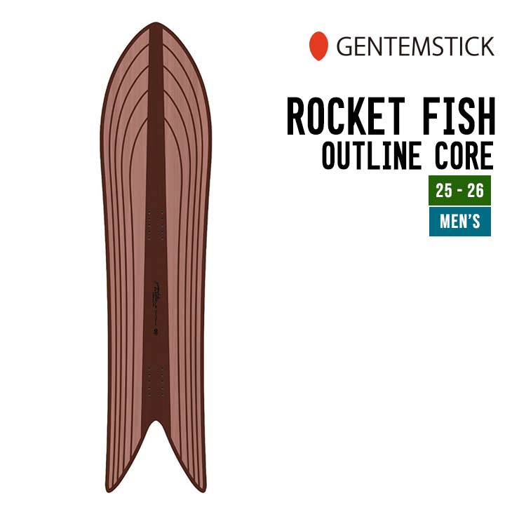 ゲンテンスティック　ビッグフィッシュ　アウトラインコア 24-25 BIG FISH OUTLINE CORE - GENTEMSTICK Official Web | THE