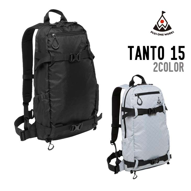 PLUS ONE WORKS プラスワンワークス TANTO 15 タント 15 正規品 スノーボード スキー バックパック ユニセックス｜【SIDECAR】SURF＆SNOW