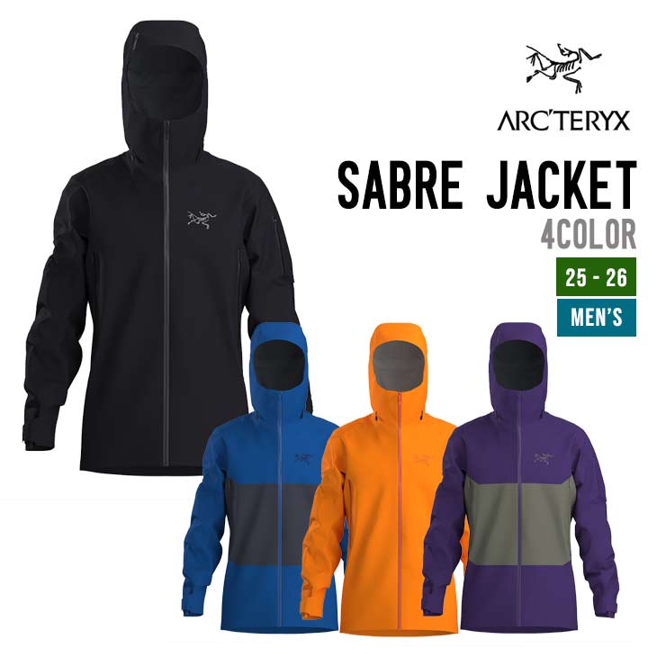 ARC\u0027TERYX アークテリクス 25-26 SABRE JACKET M セイバージャケット スノーボード 置き目品 2025-2026 お召しもの メンズ
