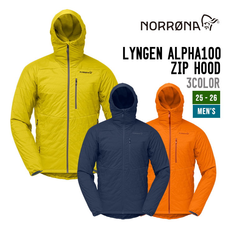 楽天市場】NORRONA ノローナ 25-26 LYNGEN ALPHA100 ZIP HOOD リンゲン