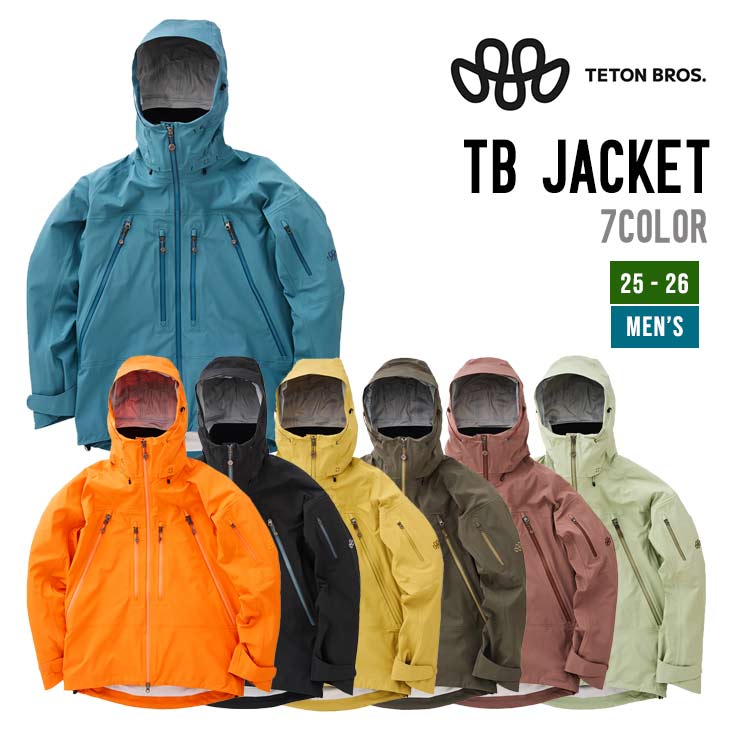TETON BROS. ティートンブロス 25-26 TB JACKET ティービージャケット スノーボード 正規品 ウェア メンズ バックカントリー 31,532円