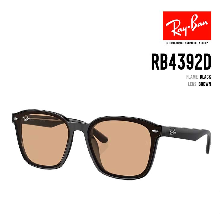 RAY-BAN レイバン RB4392D 601/93 RB4392D 601/93 正規品 サングラス ローブリッジフィット 正規販売店 ユニセックス｜【SIDECAR】SURF＆SNOW