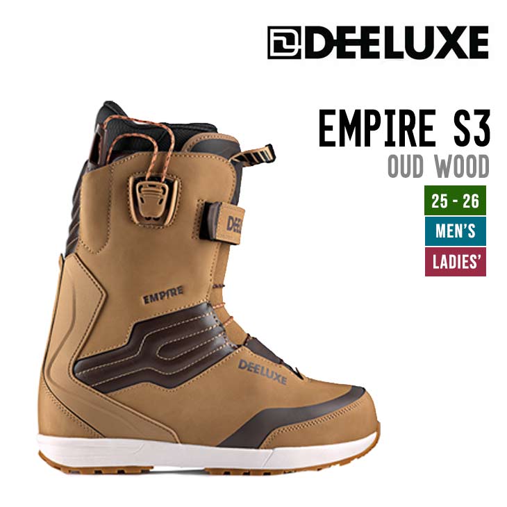 DEELUXE ディーラックス 25-26 EMPIRE S3 帝国 エススリー スノーボード 定め事品 押さえる別注ひな形 ブーツ ユニ一発やる