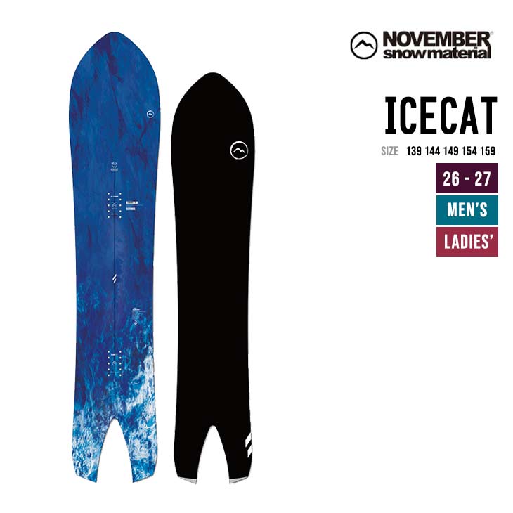 NOVEMBER ノベンバー 26-27 ICECAT アイスキャット スノーボード 日本製 国産 高品質
