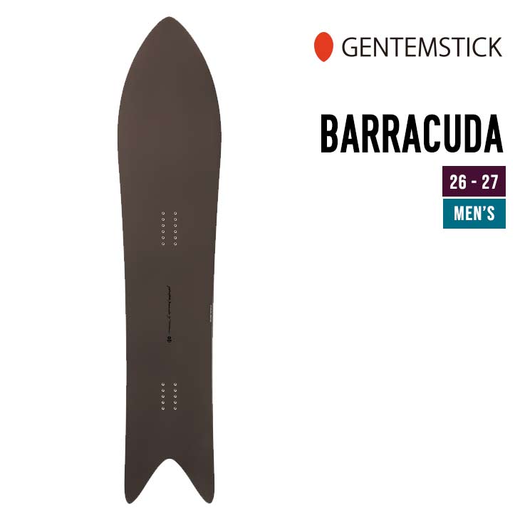 GENTEMSTICK ゲンテンスティック 26-27 BARRACUDA バラクーダ 2026-2027 スノーボード メンズ
