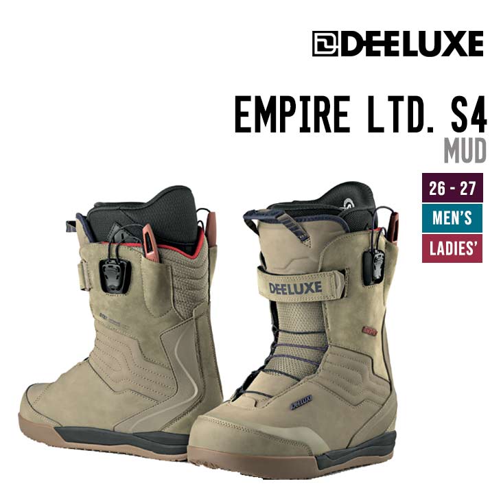 DEELUXE ディーラックス 26-27 EMPIRE LTD. S4 スノーボード ブーツ ユニセックス 2026-2027｜【SIDECAR】SURF＆SNOW
