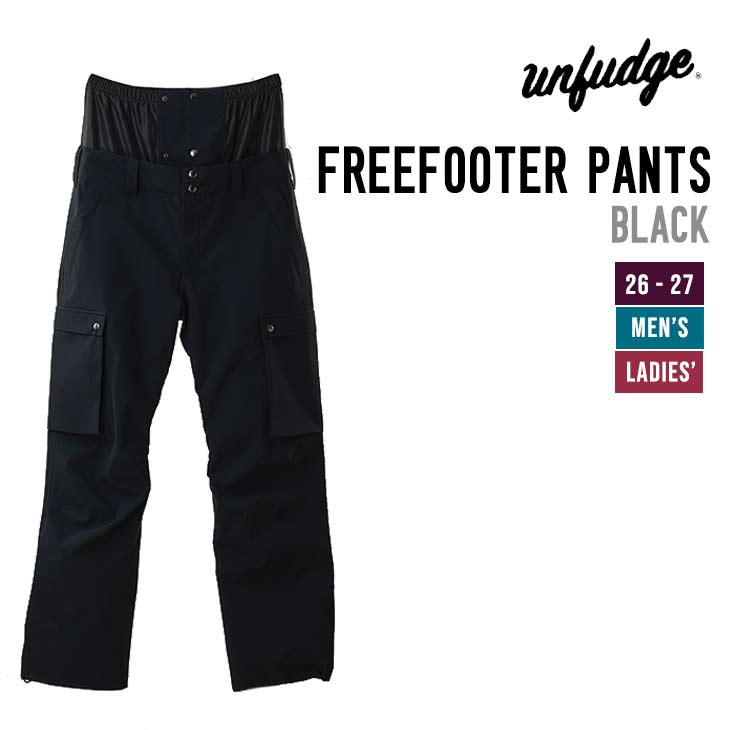 unfudge アンファッジ  26-27 FREEFOOTER PANTS スノーボード お召しもの メンズ レディース