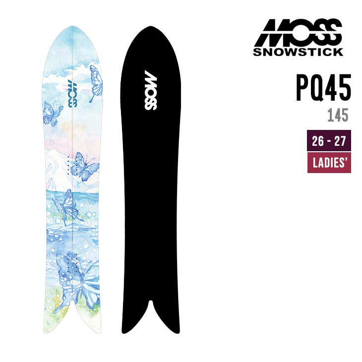 MOSS SNOWSTICK モススノースティック 26-27 PQ 45 スノーボード レディース お上さん用