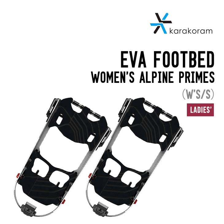 KARAKORAM カラコラム EVA FOOTBED WOMEN'S ALPINE PRIMES W'S S ビンディング スノーボード｜【SIDECAR】SURF＆SNOW