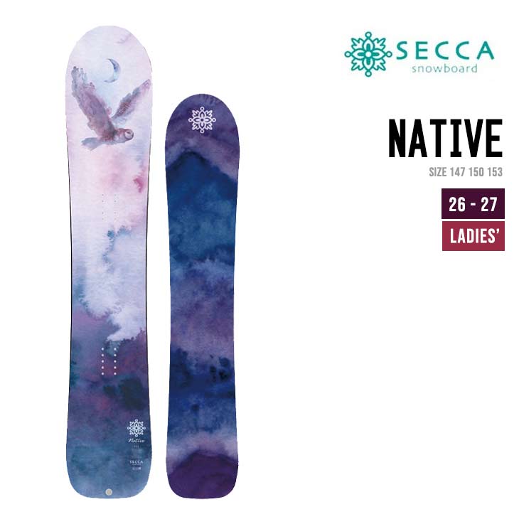 SECCA セッカ 26-27 NATIVE 原住民 スノーボード